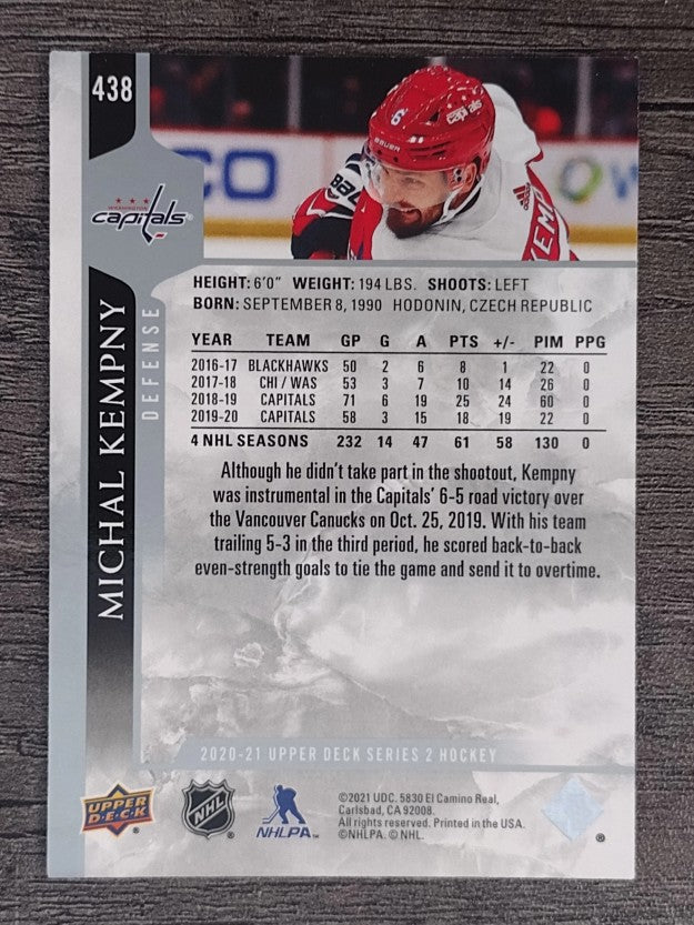 2020-21 Upper Deck #438 Michal Kempny