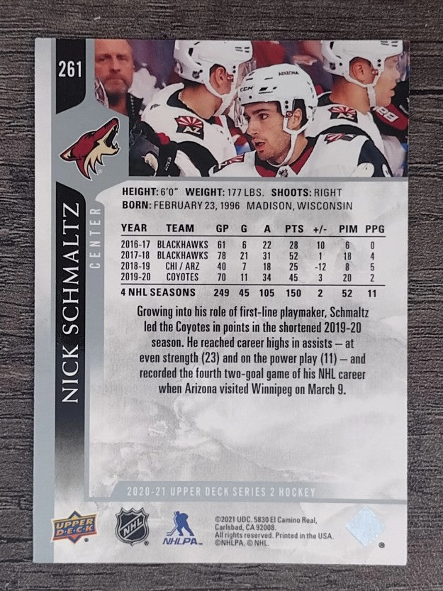 2020-21 Upper Deck #261 Nick Schmaltz