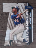 2021 Topps Platinum Players Die Cuts #PDC2 Hank Aaron