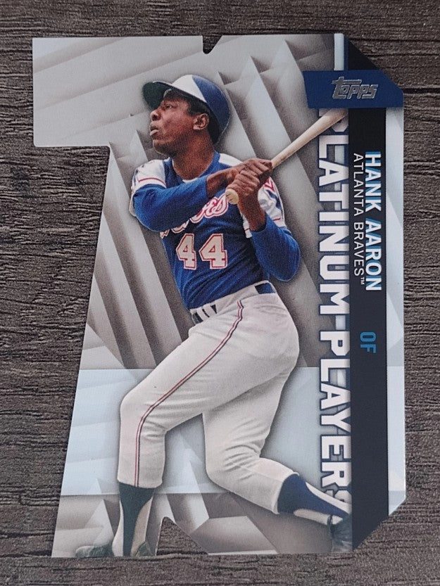 2021 Topps Platinum Players Die Cuts #PDC2 Hank Aaron