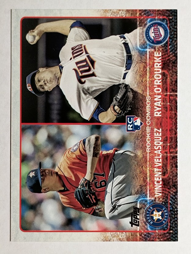 2015 Topps Update #US258 Vincent Velasquez RC/Ryan O'Rourke RC