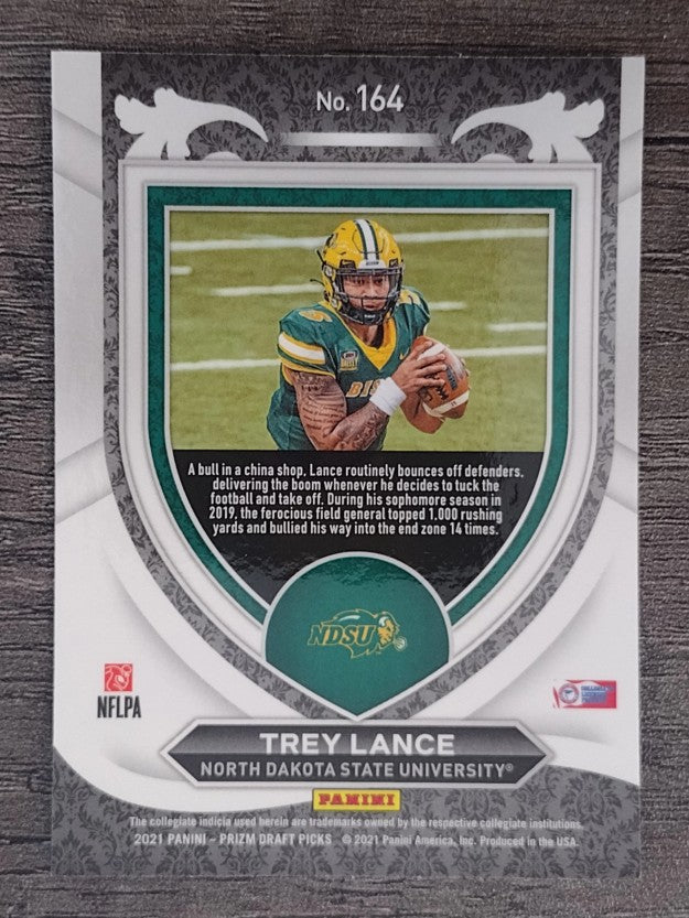 2021 Panini Prizm Draft Picks #164 Trey Lance C