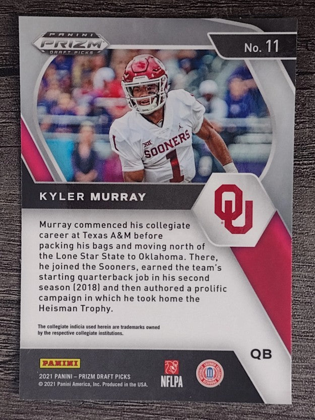 2021 Panini Prizm Draft Picks #11 Kyler Murray