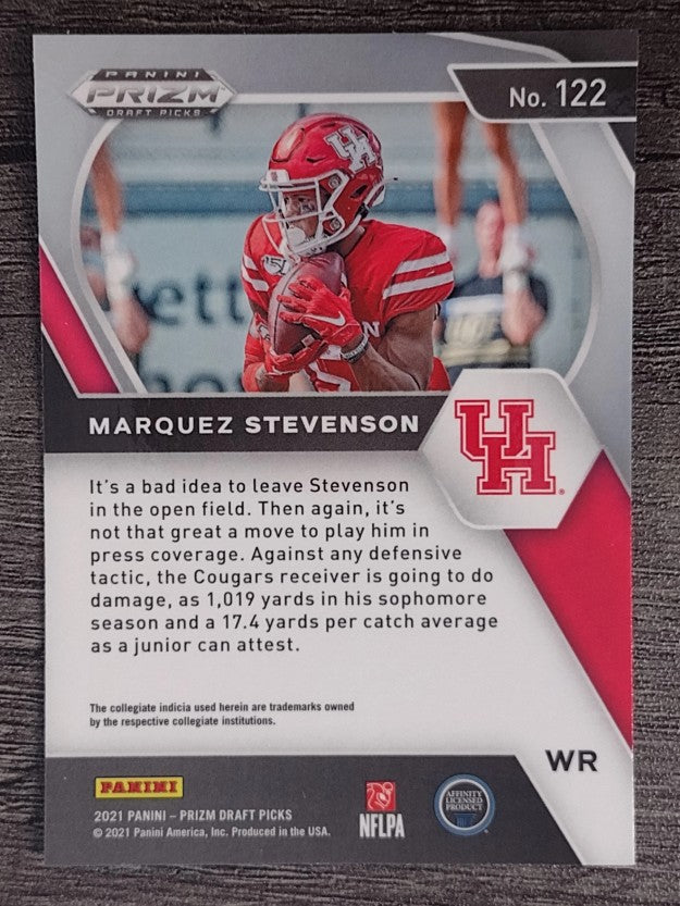 2021 Panini Prizm Draft Picks #122 Marquez Stevenson RC
