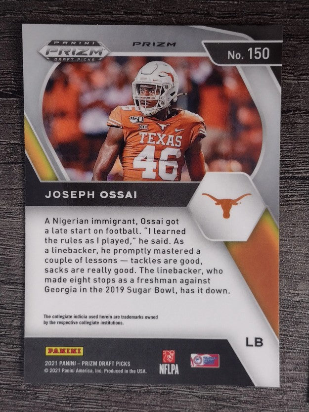 2021 Panini Prizm Draft Picks Prizms Green #150 Joseph Ossai