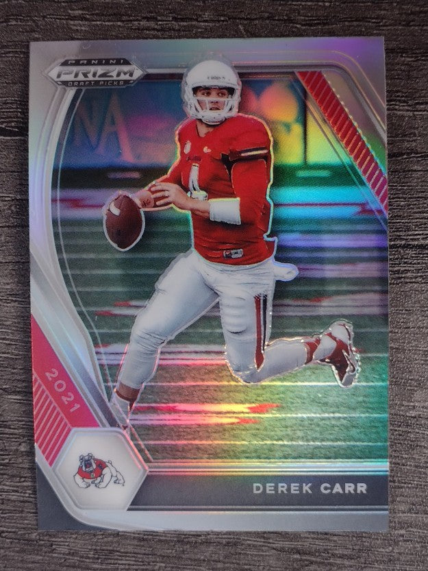 2021 Panini Prizm Draft Picks Prizms Silver #14 Derek Carr