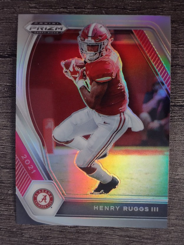 2021 Panini Prizm Draft Picks Prizms Silver #71 Henry Ruggs III