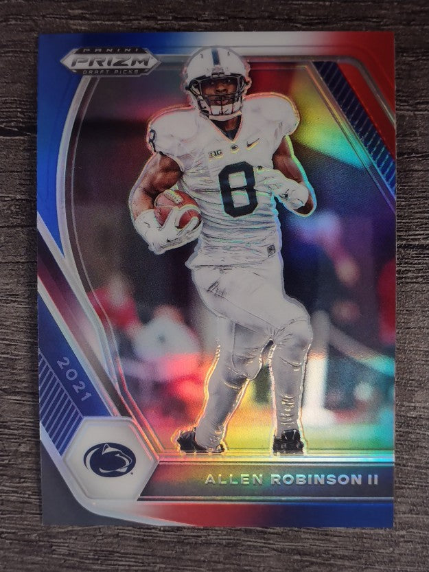 2021 Panini Prizm Draft Picks Prizms Red White and Blue #41 Allen Robinson II