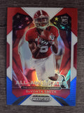 2021 Panini Prizm Draft Picks Prizms Red White and Blue #186 DeVonta Smith AA