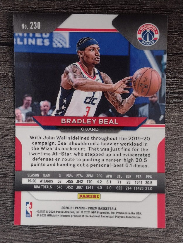 2020-21 Panini Prizm #230 Bradley Beal