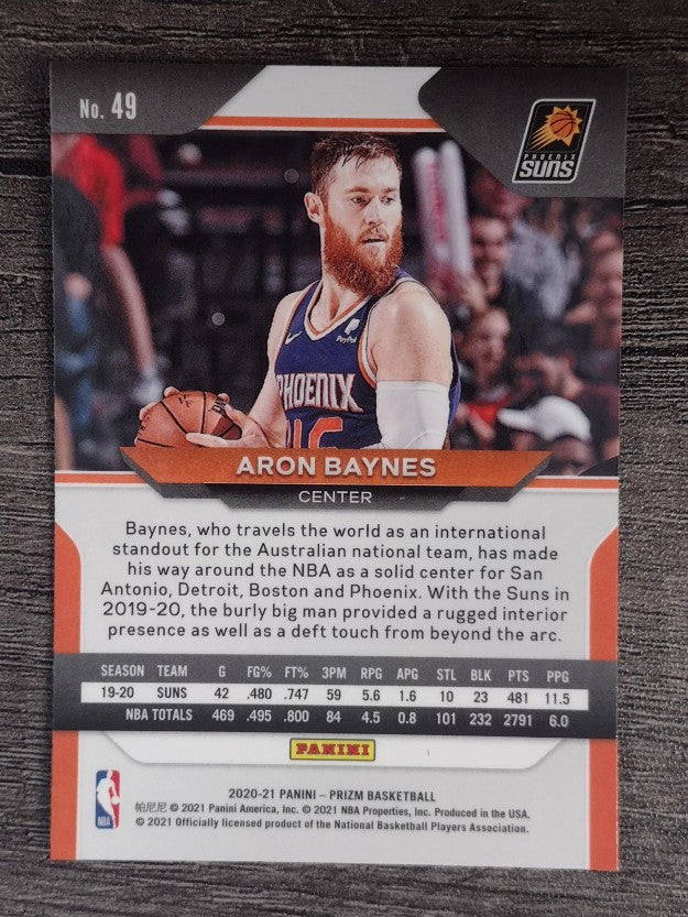 2020-21 Panini Prizm #49 Aron Baynes