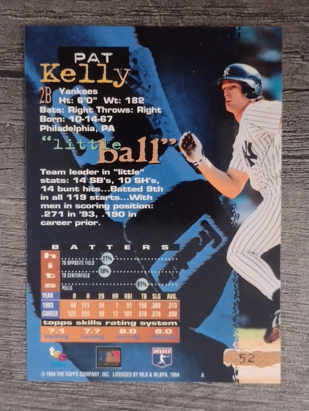 1994 Stadium Club #52 Pat Kelly