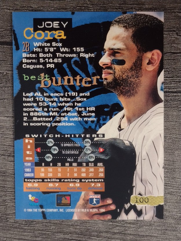 1994 Stadium Club #100 Joey Cora