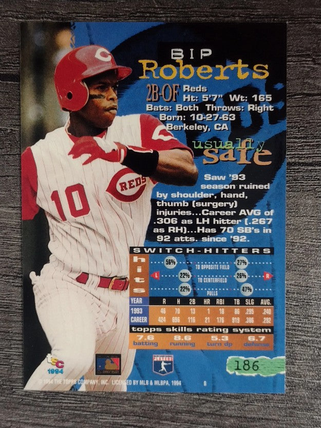 1994 Stadium Club #186 Bip Roberts