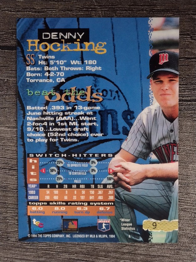 1994 Stadium Club #9 Denny Hocking