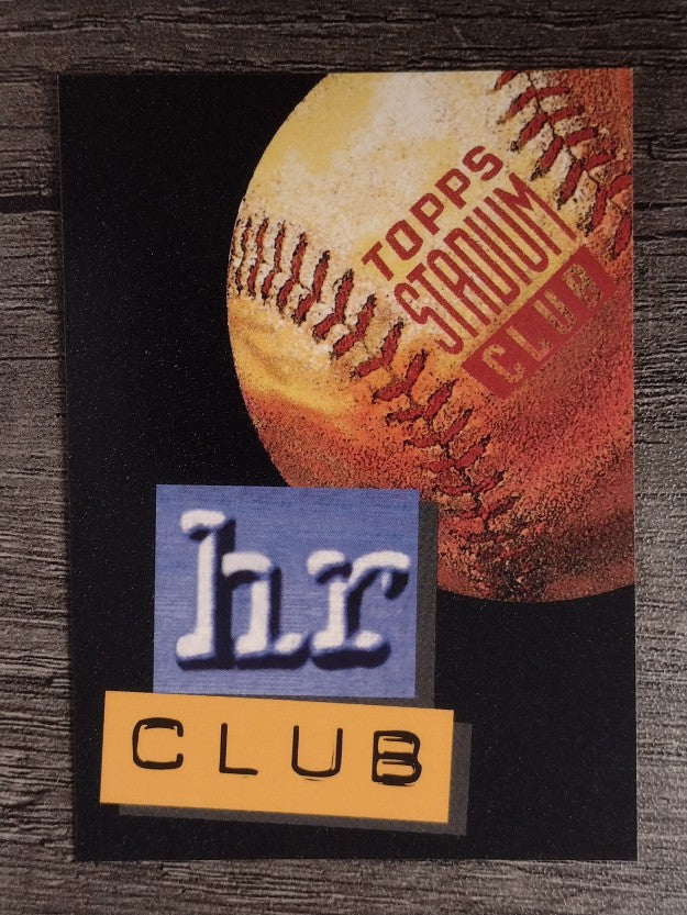 1994 Stadium Club Infocards #6 Hr Club