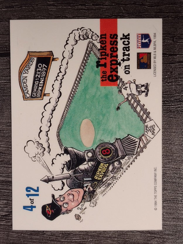 1994 Stadium Club Dugout Dirt #4 Cal Ripken