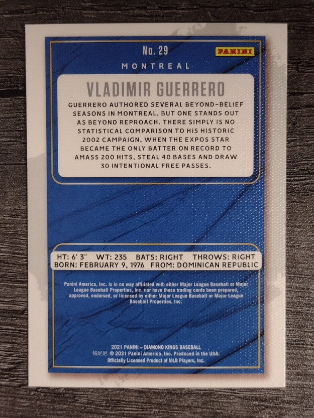 2021 Diamond Kings #29 Vladimir Guerrero