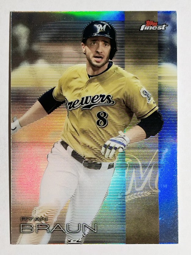 2016 Finest Refractors #48 Ryan Braun