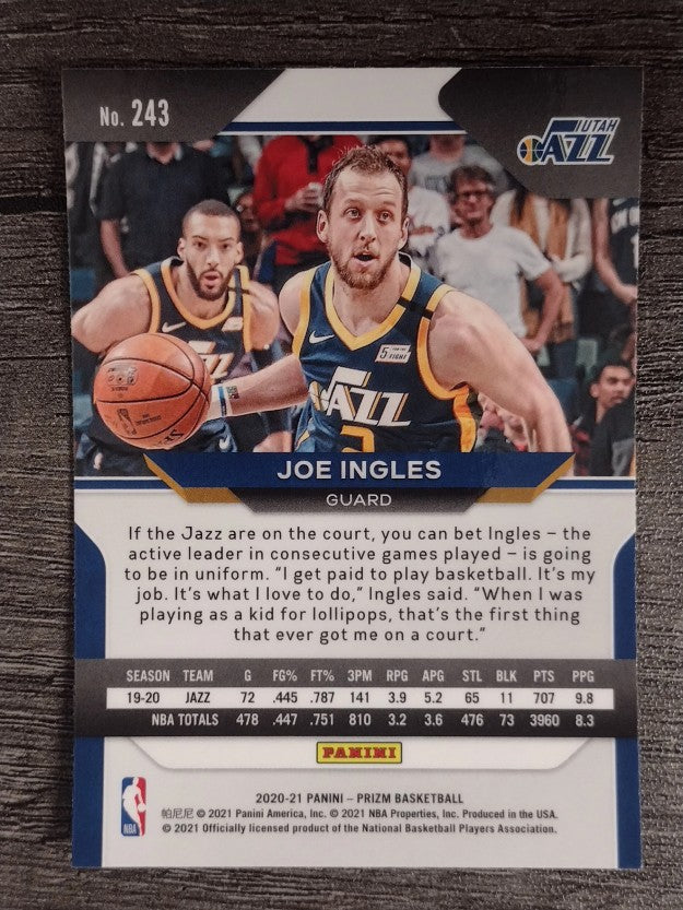2020-21 Panini Prizm #243 Joe Ingles