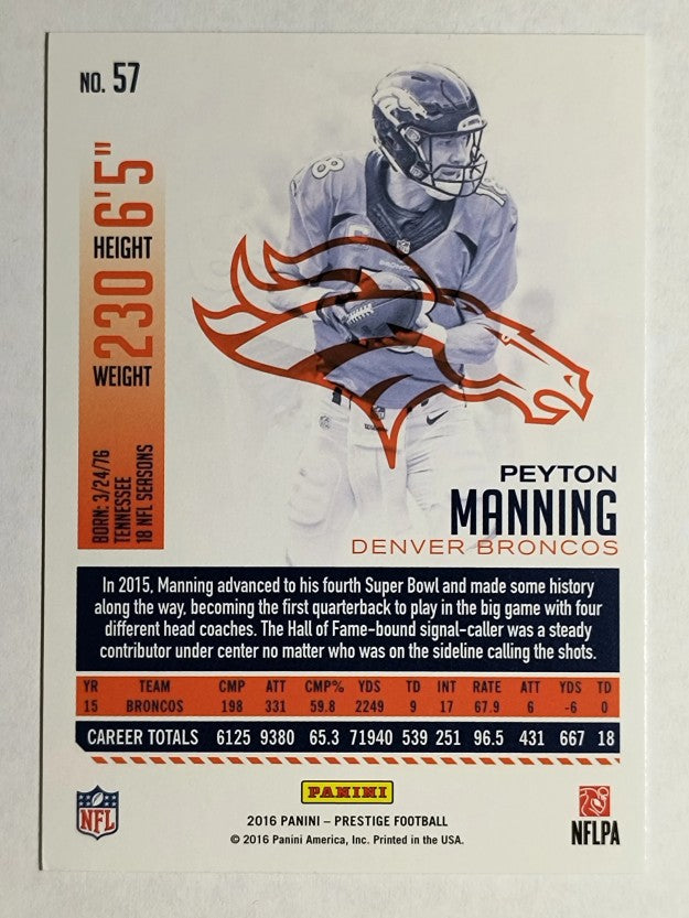 2016 Prestige #57 Peyton Manning