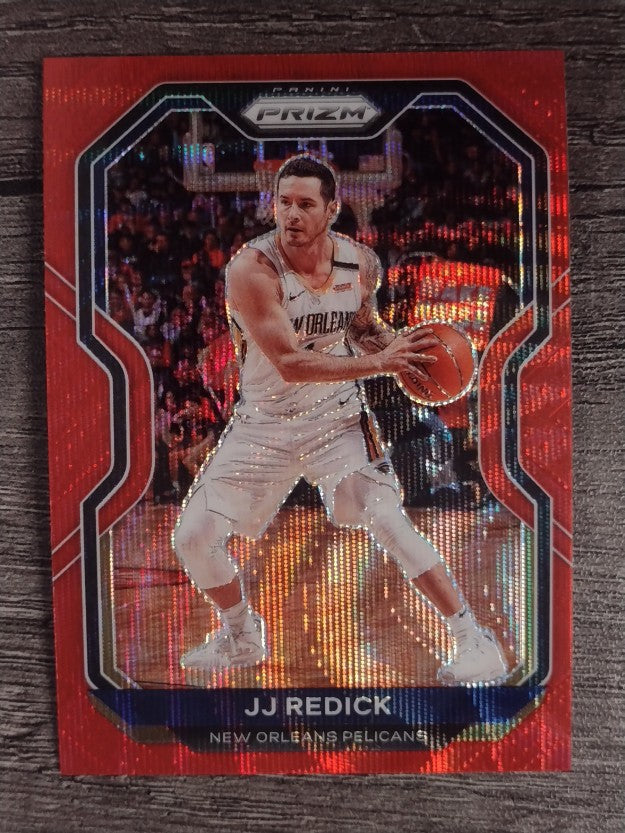 2020-21 Panini Prizm Prizms Ruby Wave #184 JJ Redick