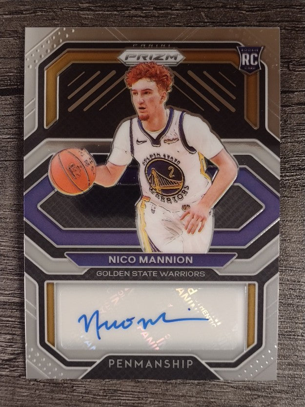 2020-21 Panini Prizm Rookie Penmanship #19 Nico Mannion