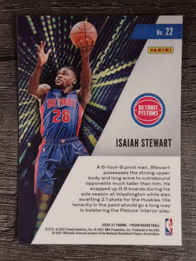 2020-21 Panini Prizm Instant Impact #22 Isaiah Stewart