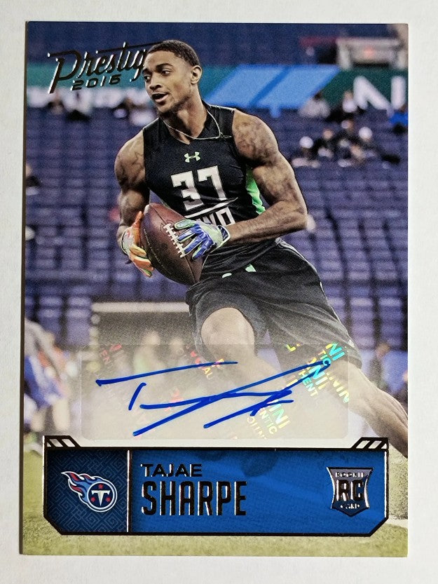 2016 Prestige Rookie Autographs #88 Tajae Sharpe