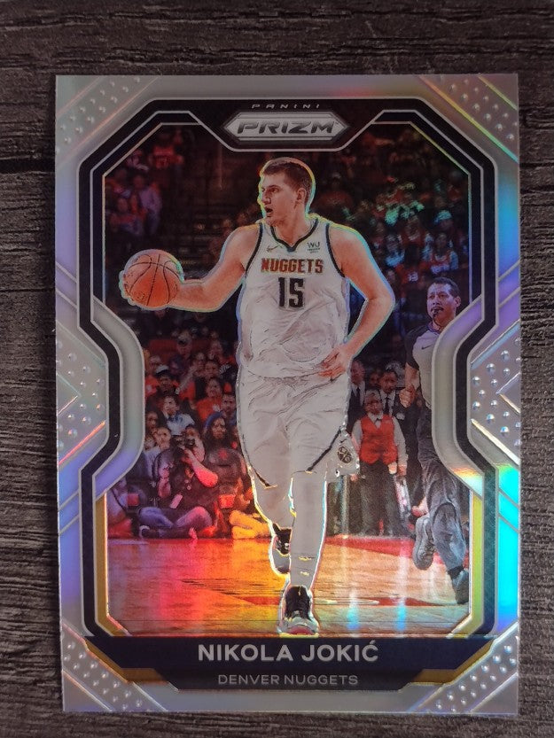 2020-21 Panini Prizm Prizms Silver #114 Nikola Jokic