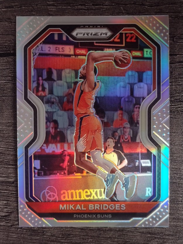 2020-21 Panini Prizm Prizms Silver #204 Mikal Bridges