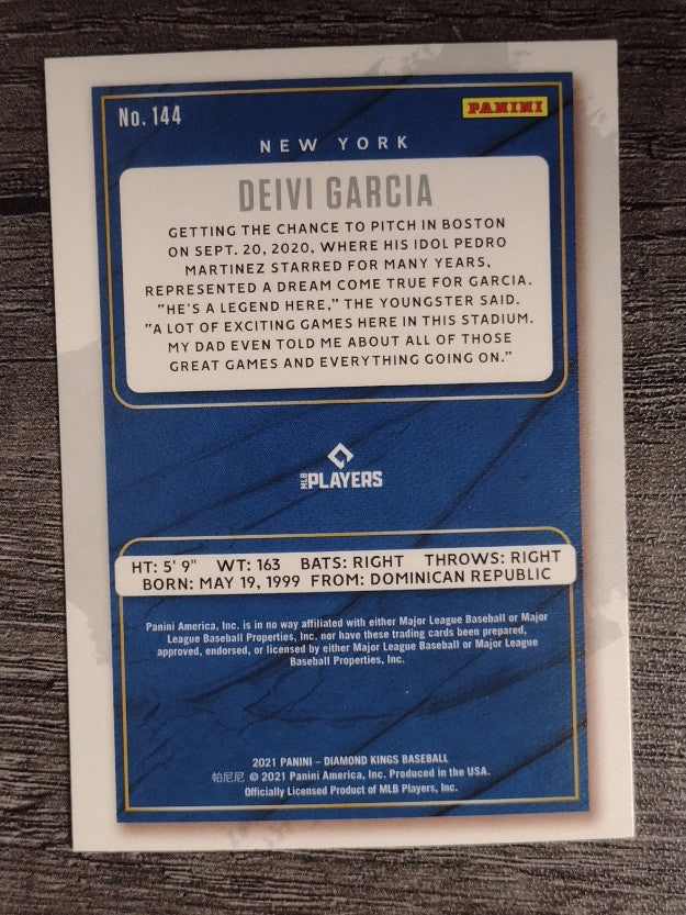 2021 Diamond Kings #144 Deivi Garcia SP RC