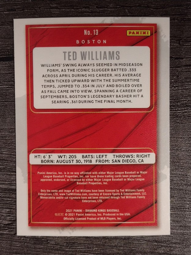 2021 Diamond Kings #13 Ted Williams