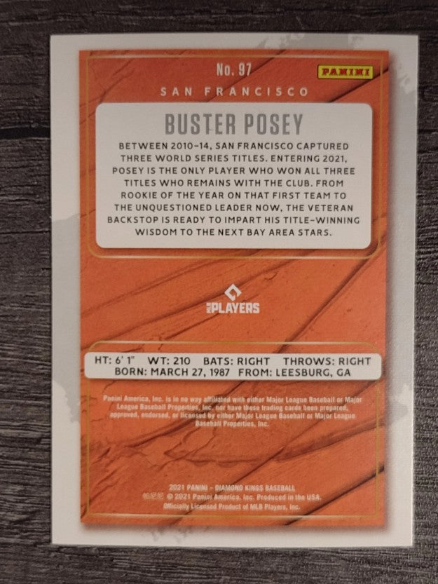 2021 Diamond Kings #97 Buster Posey