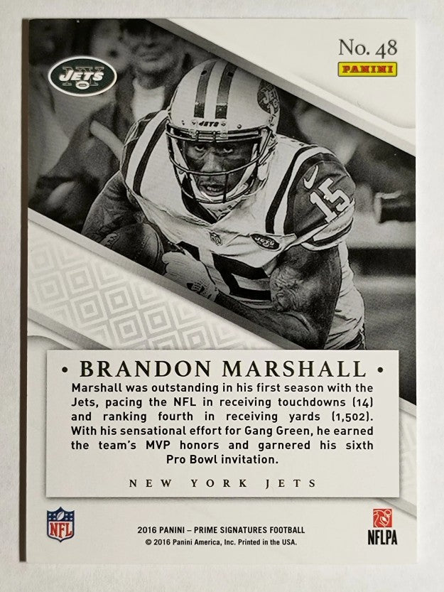 2016 Prime Signatures #48 Brandon Marshall