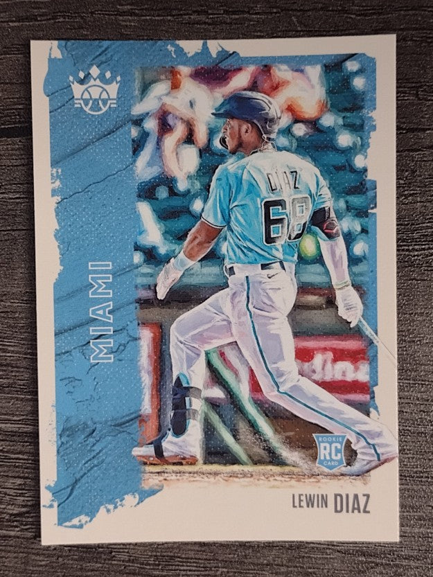 2021 Diamond Kings #138 Lewin Diaz SP RC