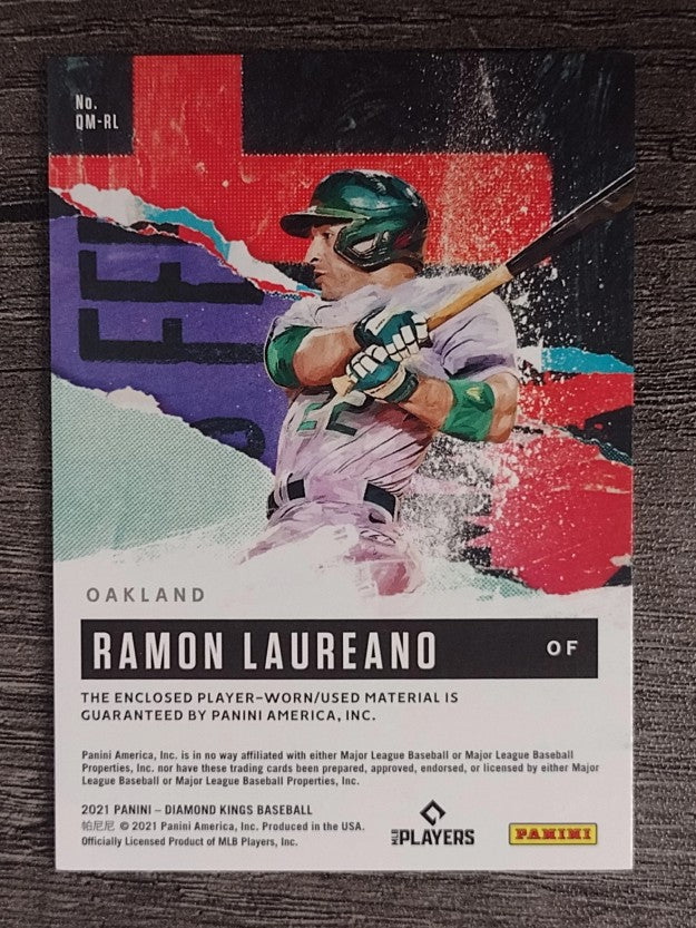 2021 Diamond Kings DK Quad Materials #22 Ramon Laureano