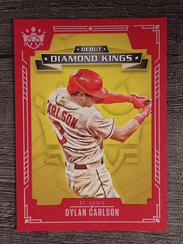 2021 Diamond Kings Debut Diamond Kings Red Frame #26 Dylan Carlson