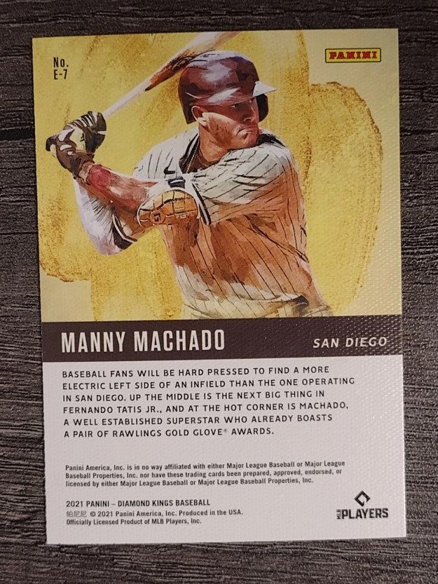 2021 Diamond Kings Elegance #7 Manny Machado