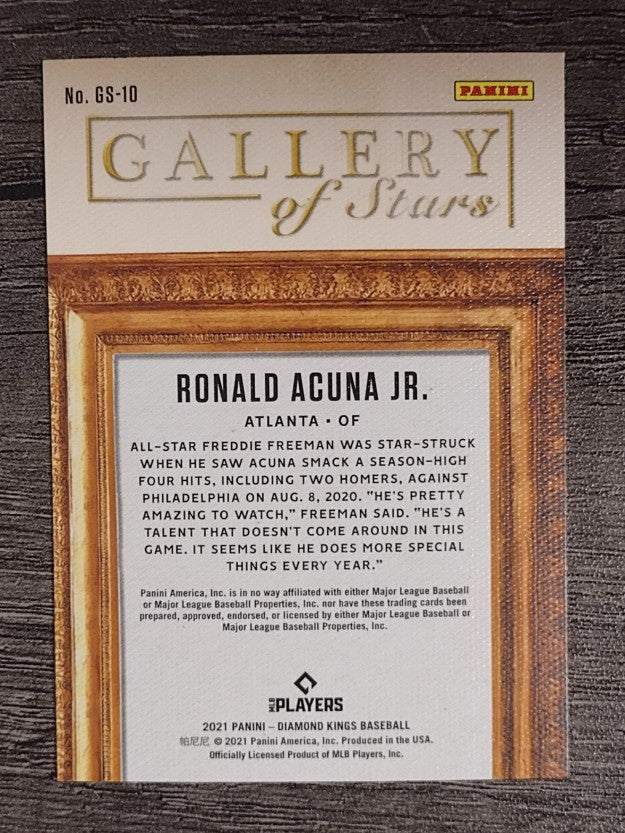 2021 Diamond Kings Gallery of Stars #10 Ronald Acuna Jr.