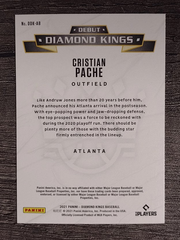 2021 Diamond Kings Debut Diamond Kings #2 Cristian Pache