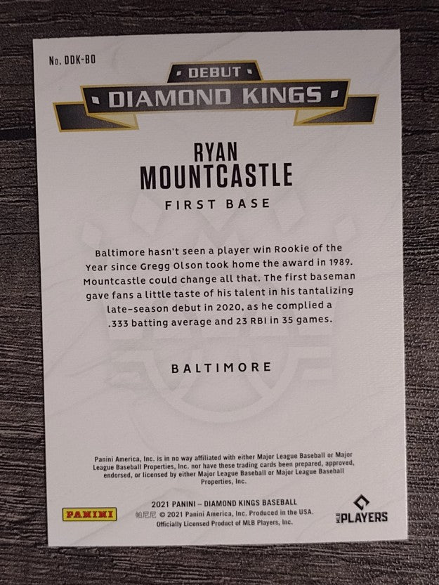 2021 Diamond Kings Debut Diamond Kings #3 Ryan Mountcastle