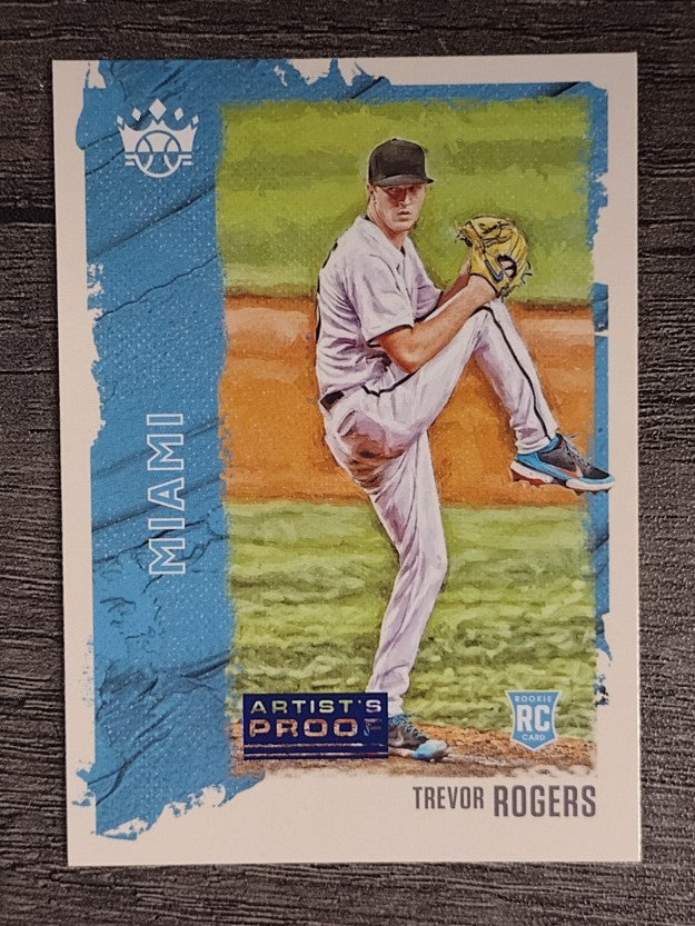2021 Diamond Kings Artist Proof Blue #140 Trevor Rogers SP