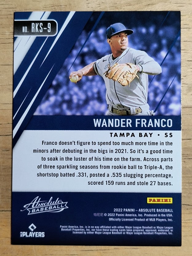 2022 Absolute Rookies Spectrum #9 Wander Franco
