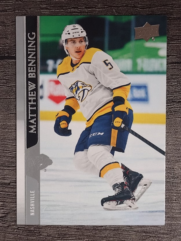 2020-21 Upper Deck #575 Matthew Benning