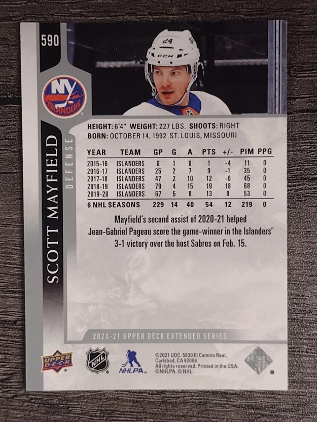 2020-21 Upper Deck #590 Scott Mayfield