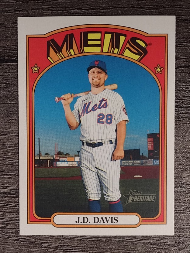 2021 Topps Heritage #391 J.D. Davis