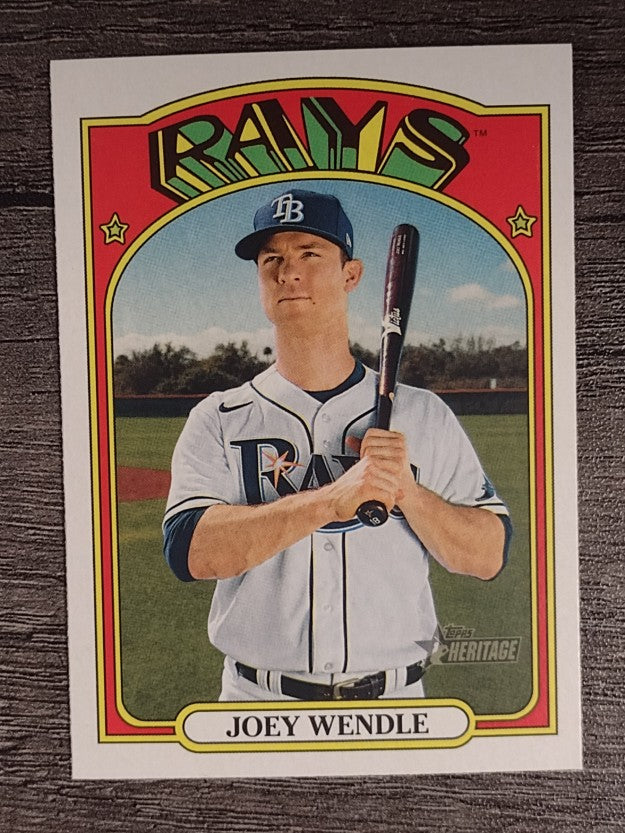 2021 Topps Heritage #321 Joey Wendle