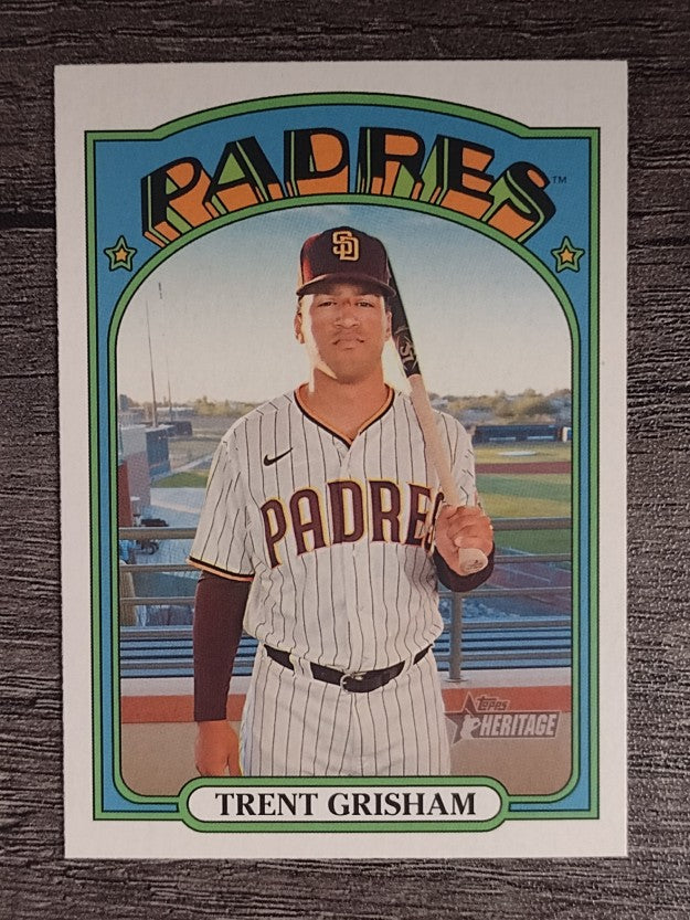 2021 Topps Heritage #232 Trent Grisham