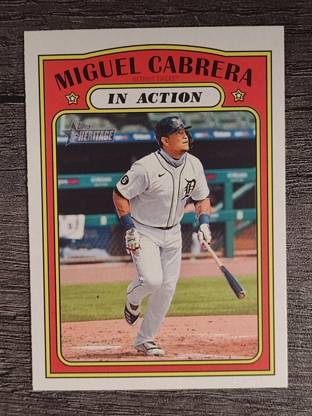 2021 Topps Heritage #108 Miguel Cabrera IA